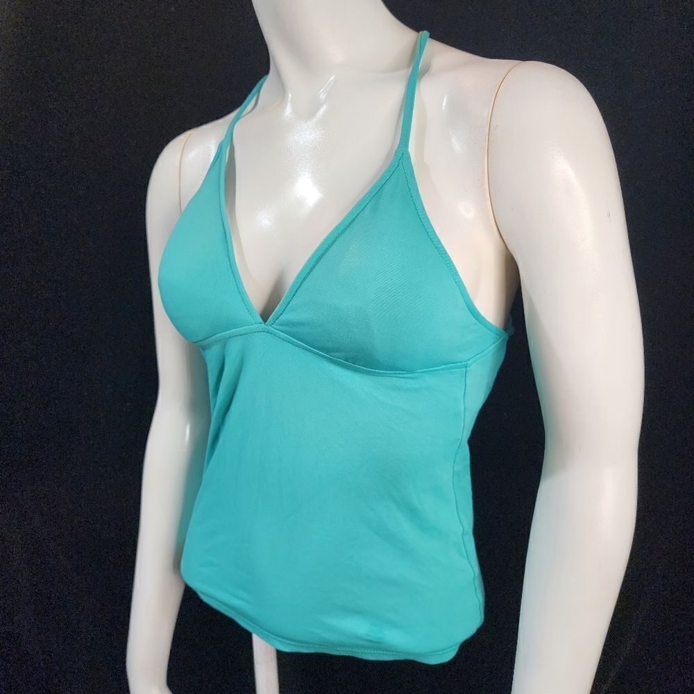 Ralph Lauren Aqua Blue Tankini Top (XS)